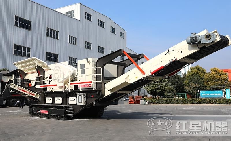 履帶移動式小型石頭破碎機(jī)，環(huán)保安全